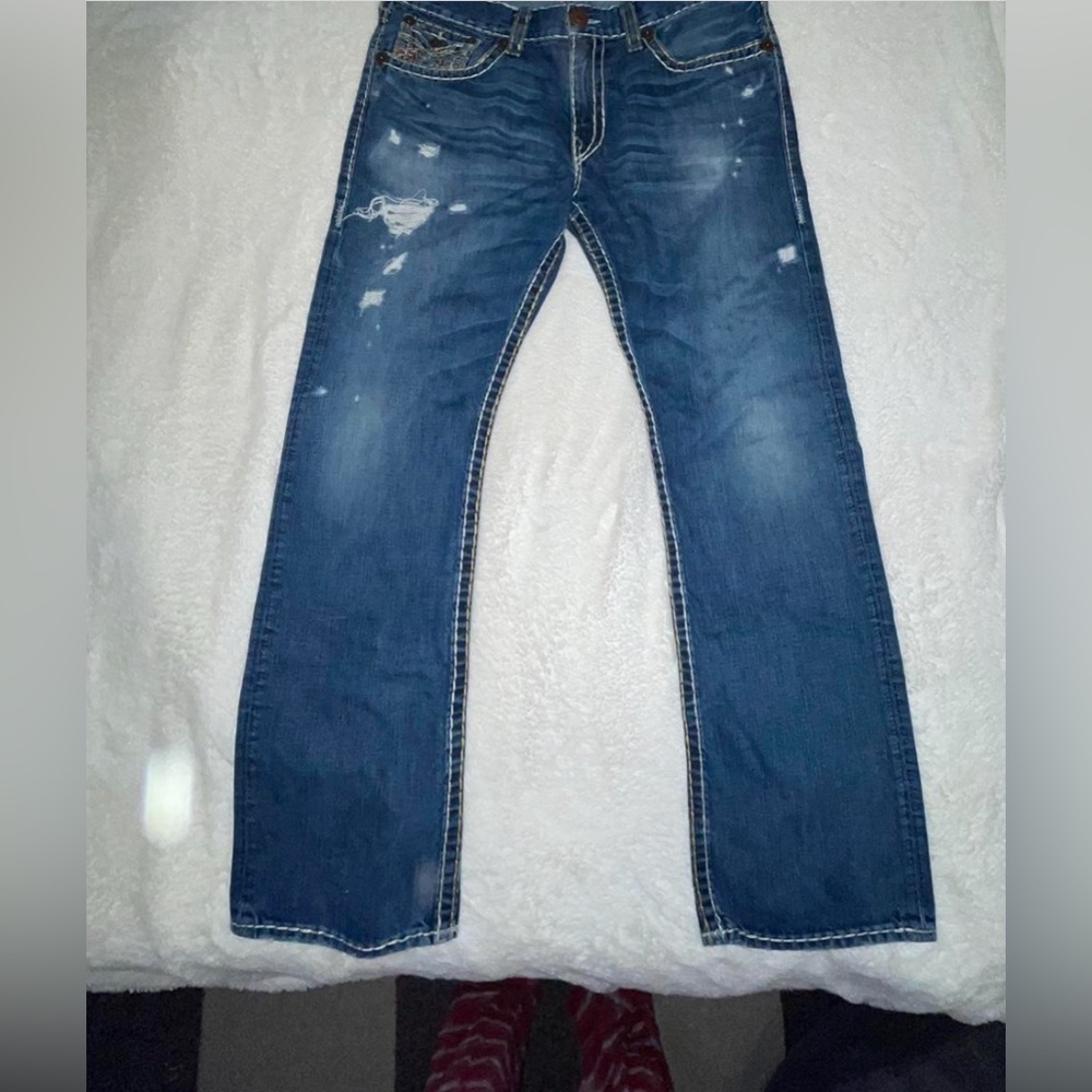 cool true religons with distressing